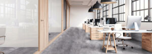 eiken verouderd tapis / parket vloer afwerking  WoCa Extra White